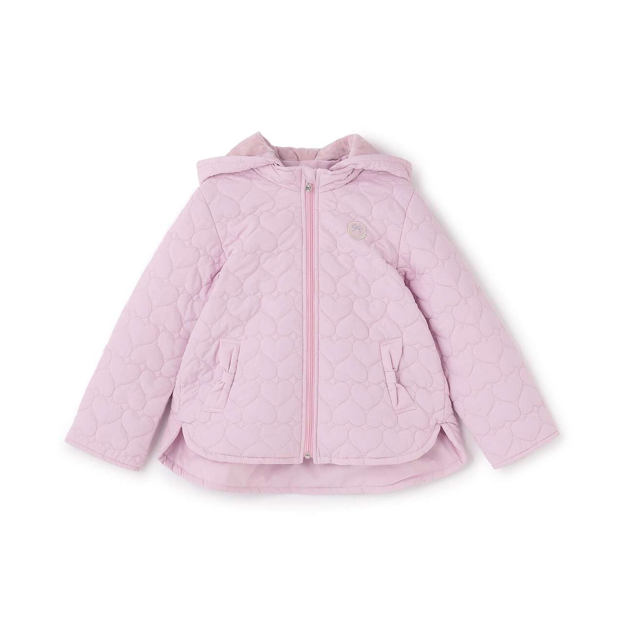 [Popular Item Restocked] [Not Available at Physical Stores] Heart Quilt Bomber Jacket,Pink, large image number 0