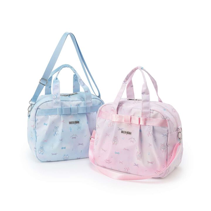 [Ballet] Ballet Pattern Boston Bag, Approx. 13L Capacity,Pink, medium image number 3