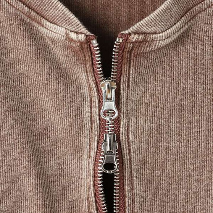 W Zip Tereko Cardigan,Off white, medium image number 8