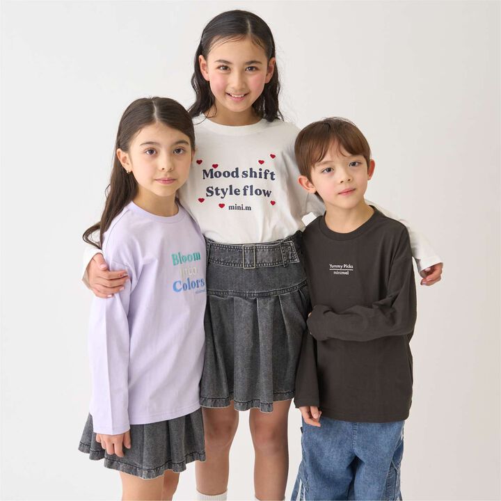 100% Cotton Heart & Flower Long-Sleeve T-Shirt,Pink, medium image number 16