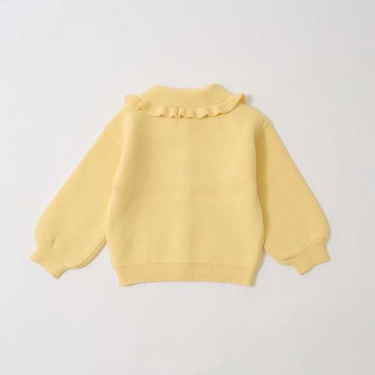 [Occasion] Frill Collar Cardigan,Cream, large image number 8