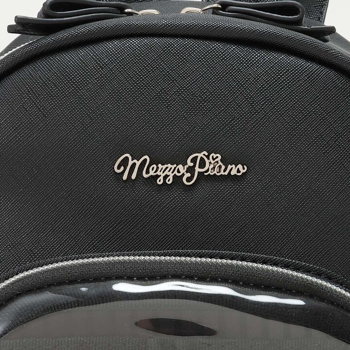 Bunny Ear Lace-up Faux Leather Backpack,Ivory, medium image number 3