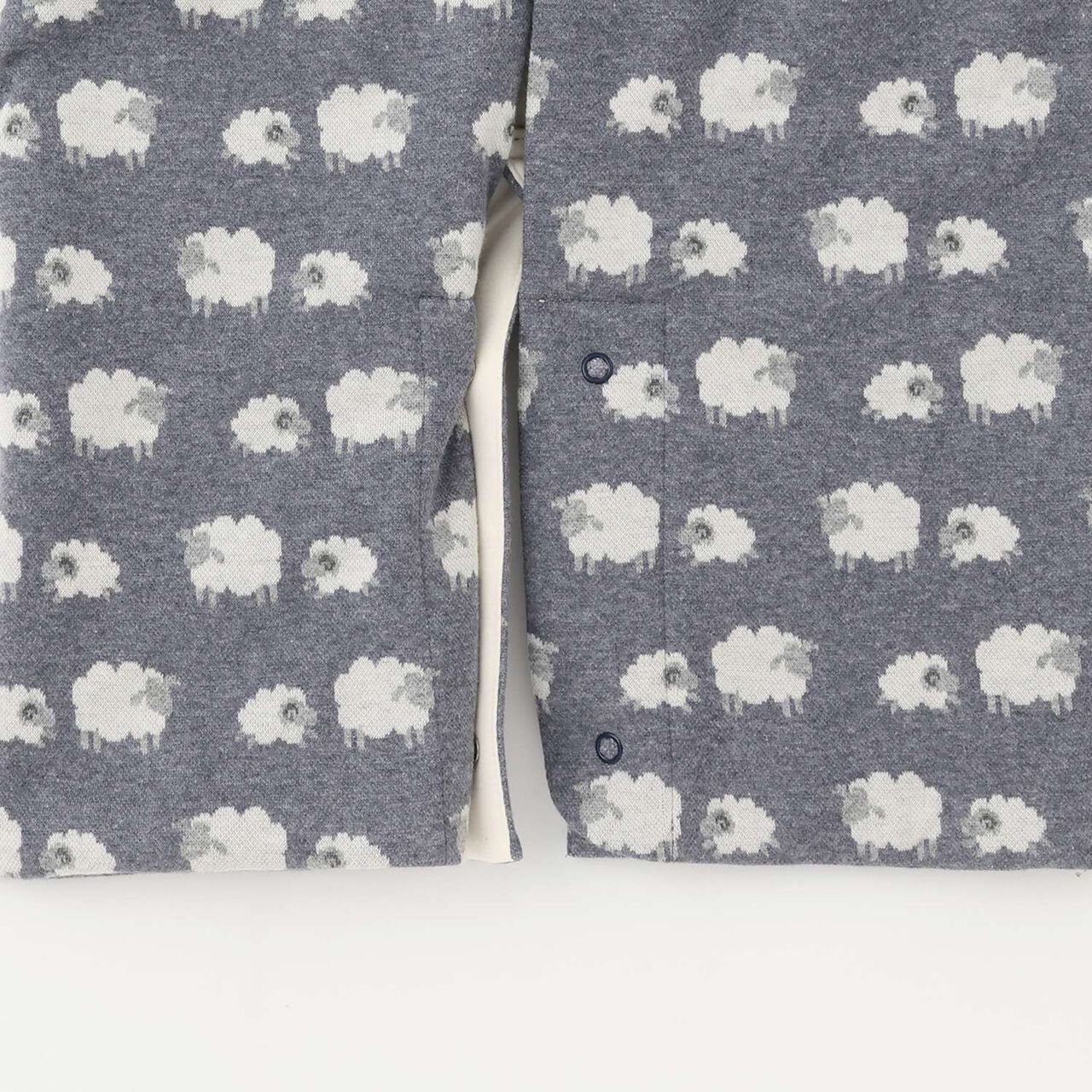 Organic Jacquard 4 WAY Walnut,Navy, large image number 5