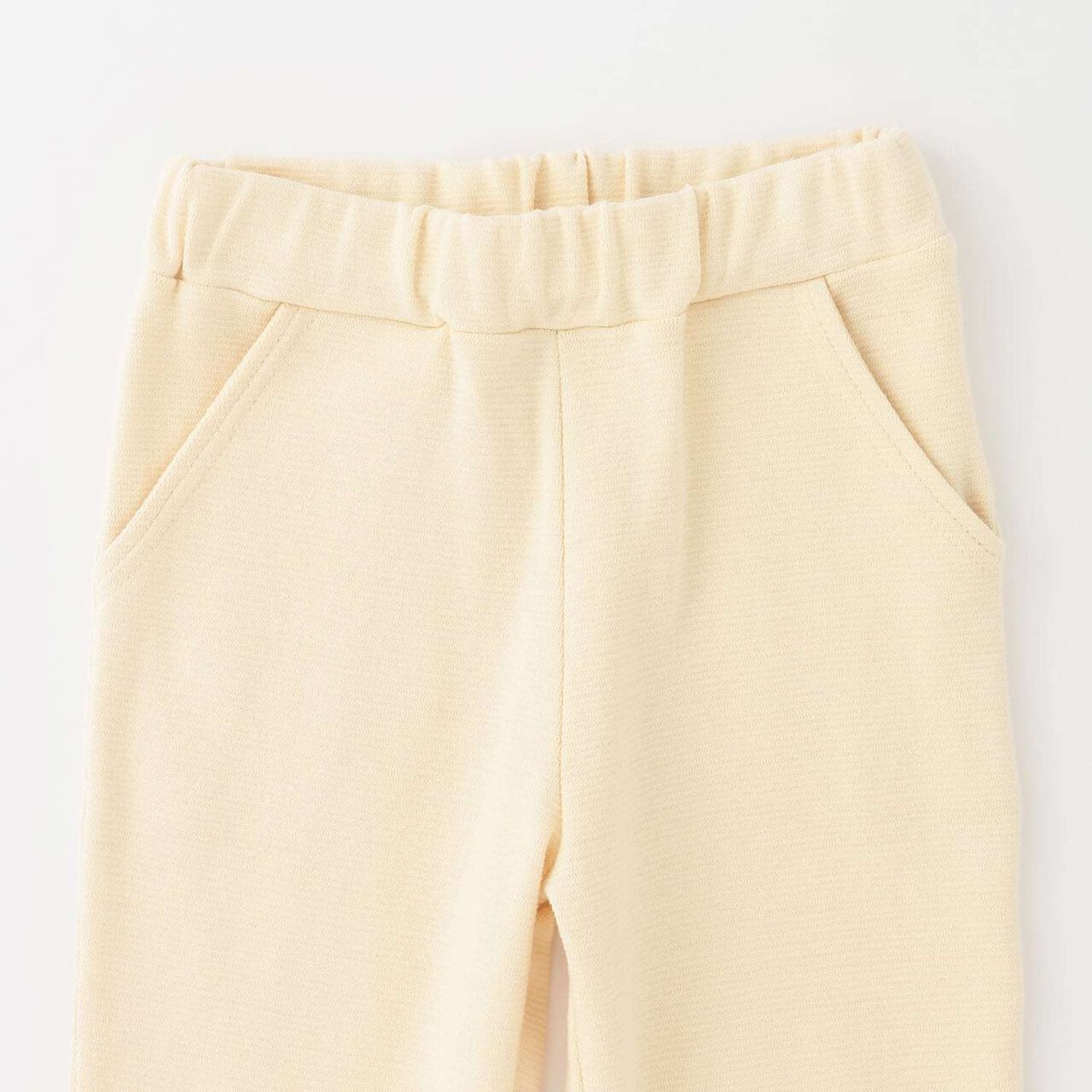 [Tomo Pants] Stain Resistant UV Cool Touch Round-Hem Frill 3/4 Capri Pants for Girls,Salmon pink, large image number 7