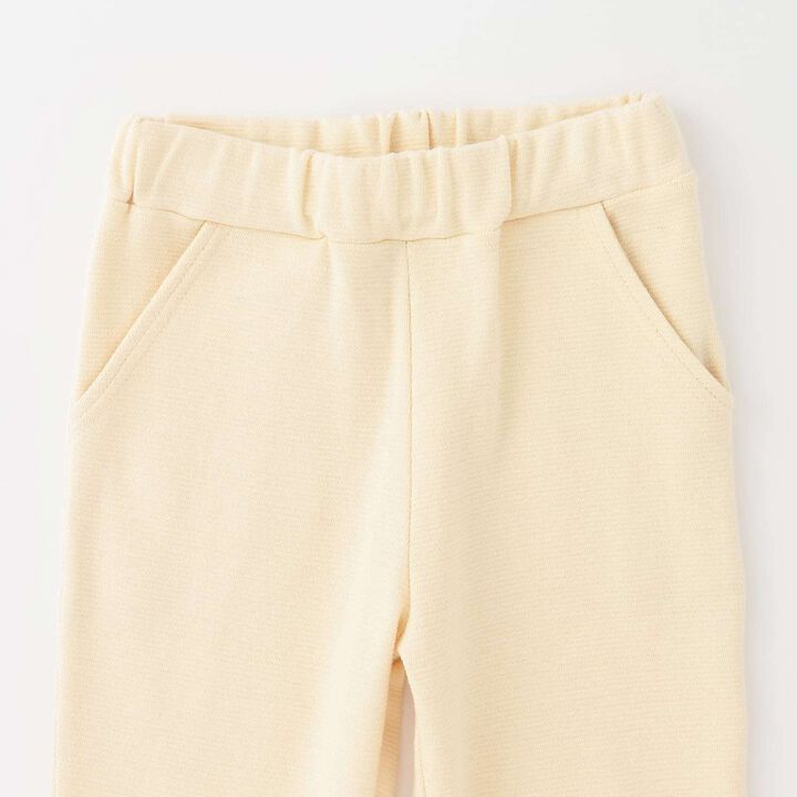 [Tomo Pants] Stain Resistant UV Cool Touch Round-Hem Frill 3/4 Capri Pants for Girls,Salmon pink, medium image number 7