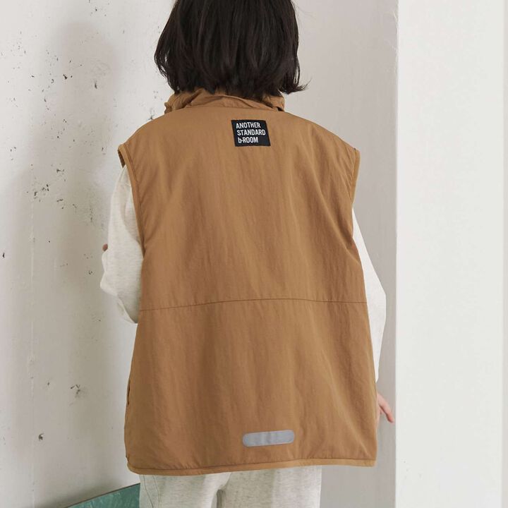 Reversible Vest,Camel, medium image number 6