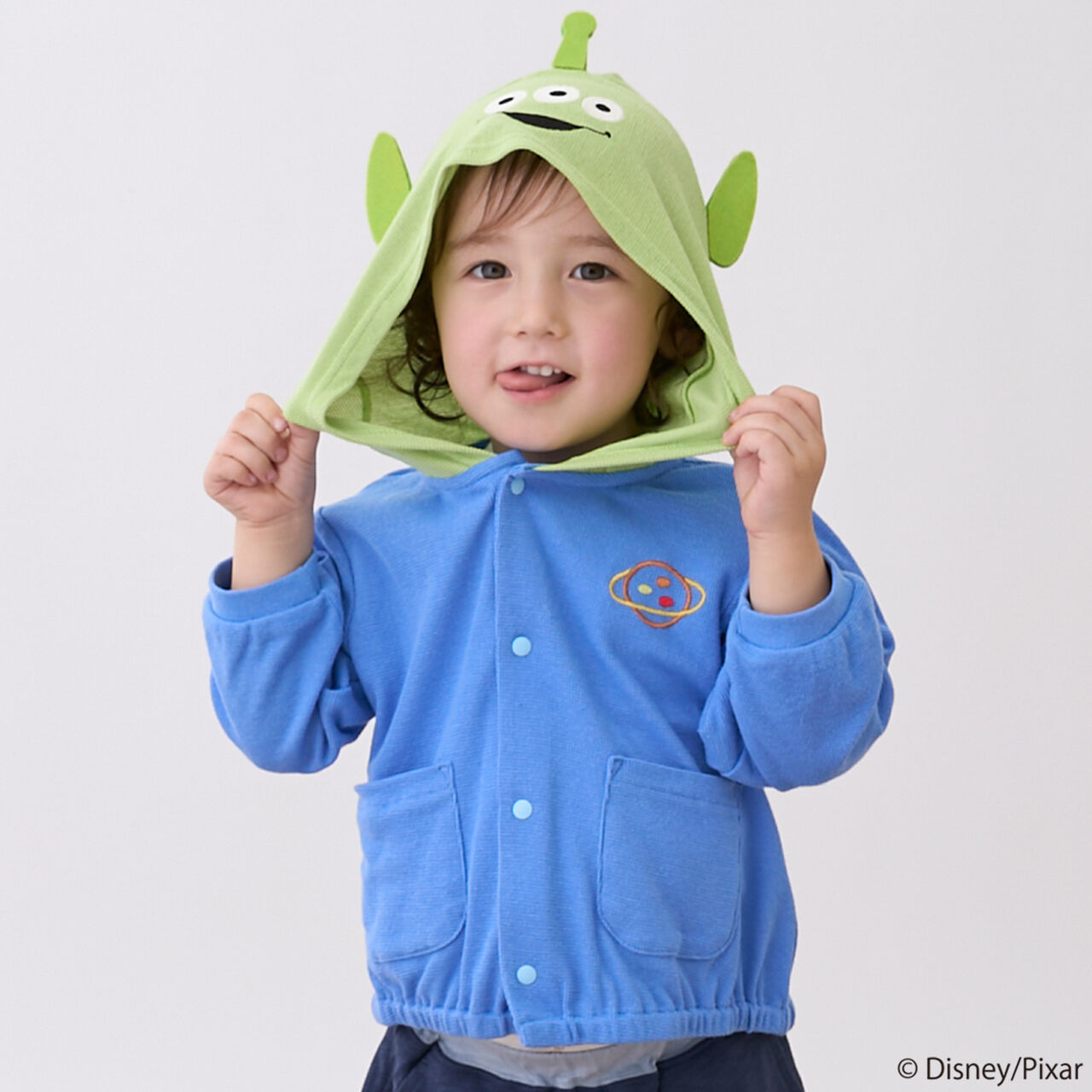 [Disney] Cool Touch Hoodie for Role Play,Navy, large image number 0