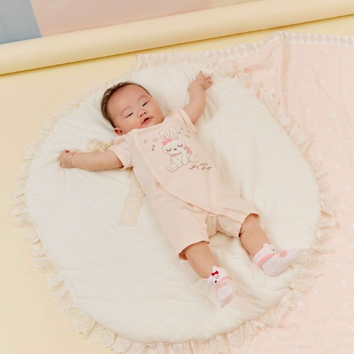 Mimi-chan Appliqu&eacute; Embroidery Shortall,Pink, medium image number 12