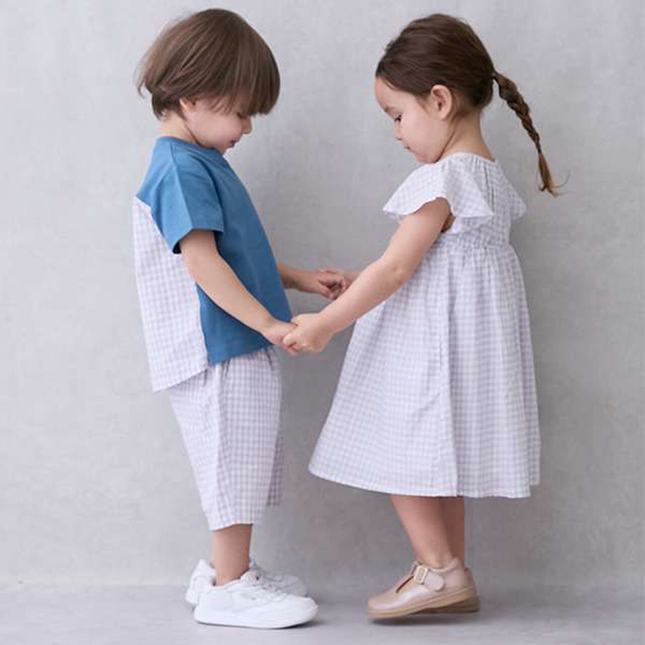 Gingham Pocket Short Sleeve T-Shirt,Moderate green, large image number 2