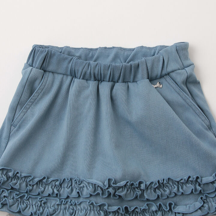 Skirt with Hem Frill and Leggings,Light pink, medium image number 6