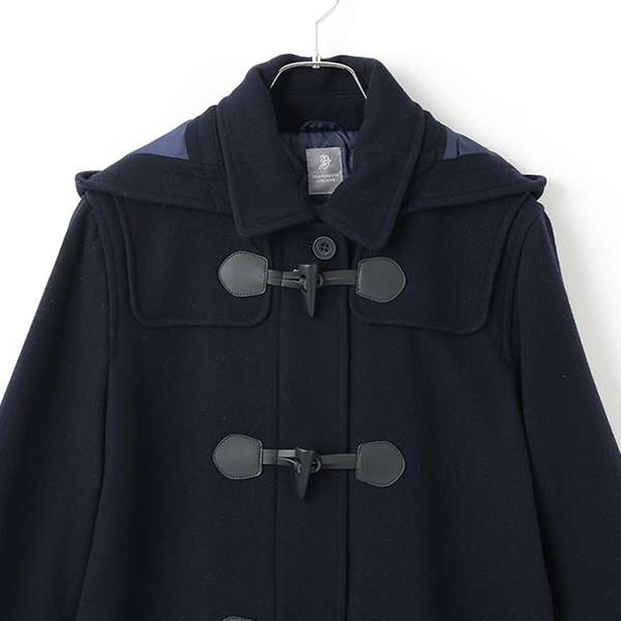 Long-Length Duffle Coat,Navy, large image number 6