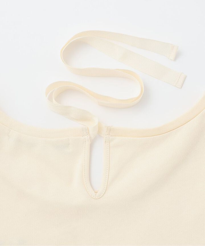 Peplum Stone T-Shirt,Ivory, medium image number 5