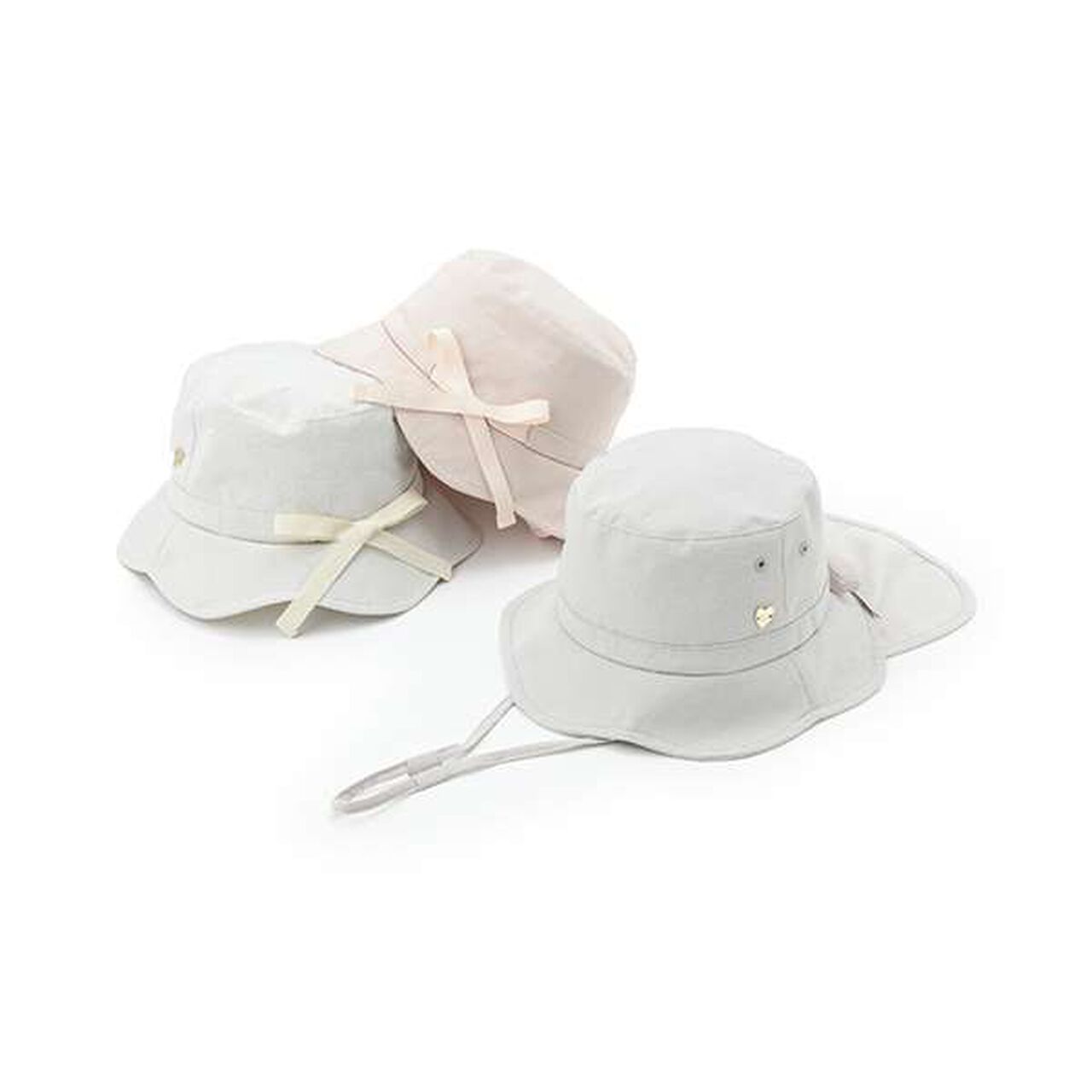 [Heat-Resistant] Scallop Trim Sunshade Hat,Off white, large image number 2