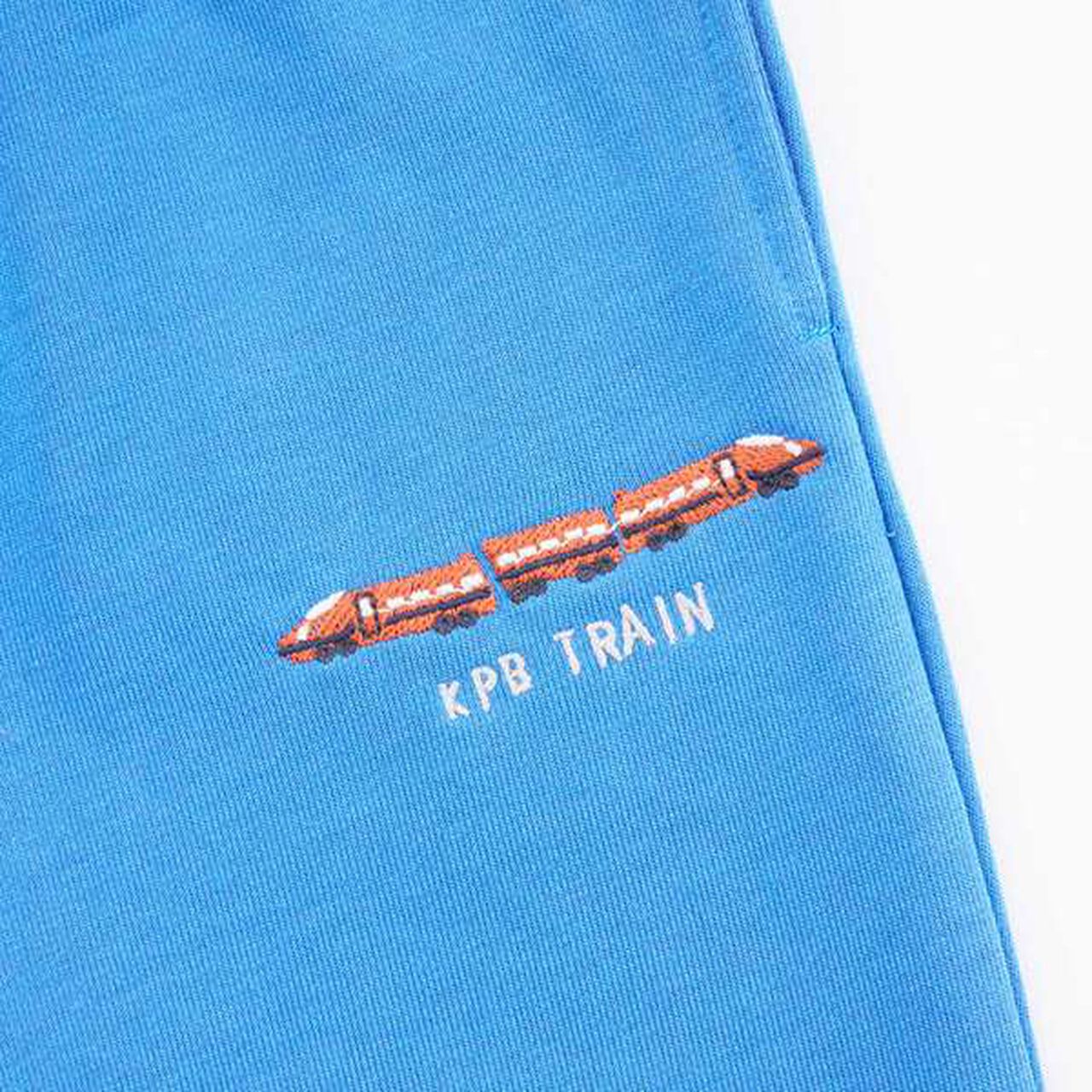 KPBOY Train Embroidery Mini Fleece Set (80-120),Blue, large image number 9