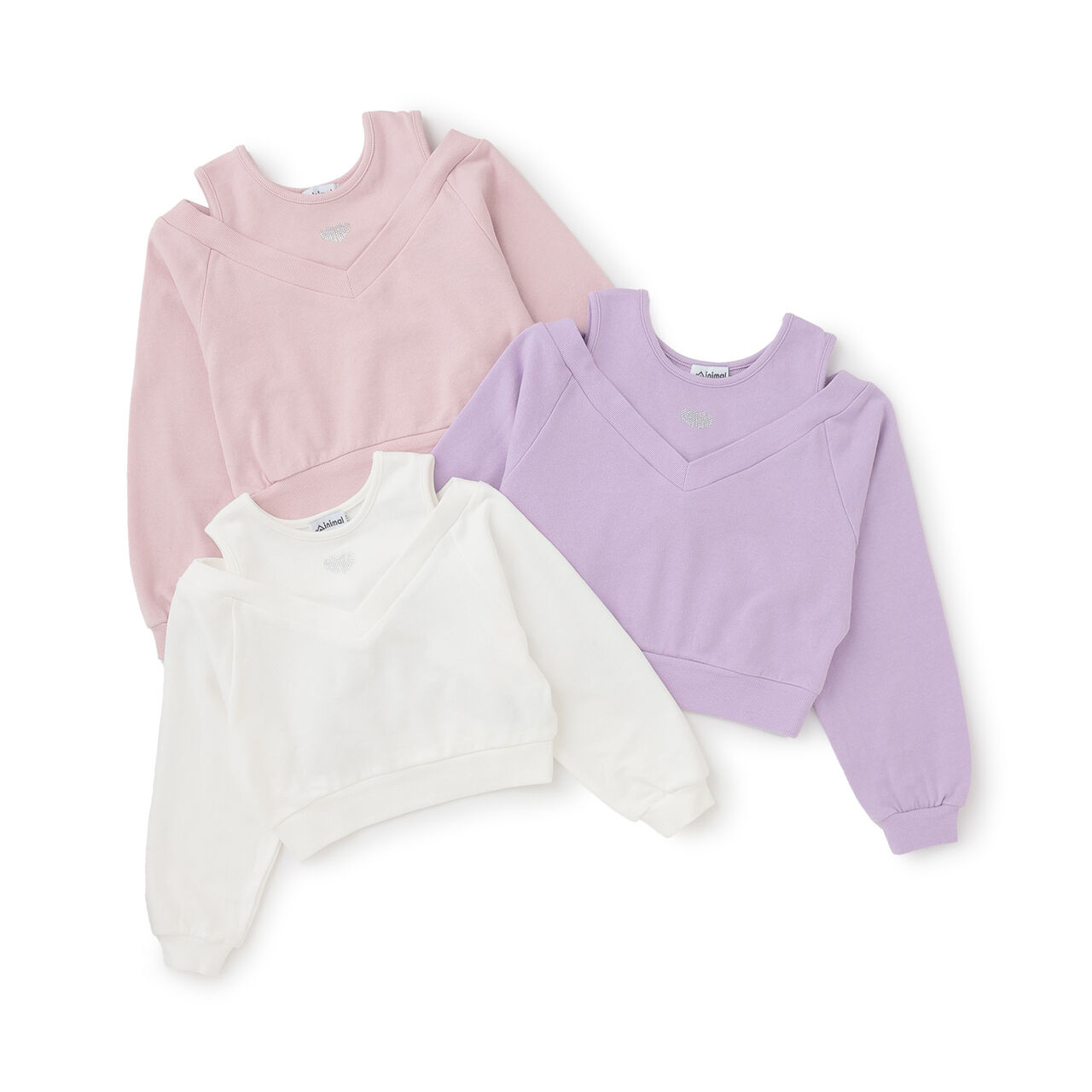 Shoulder Opening Fleece Pullover,Lavender, large image number 6