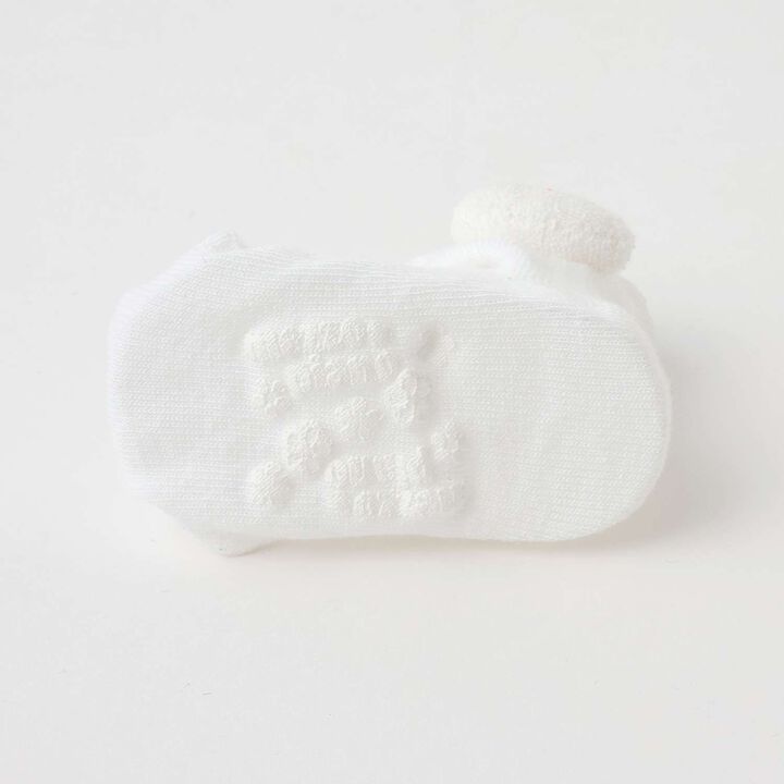附兔子玩偶襪 [日本製造],米白色, medium image number 4