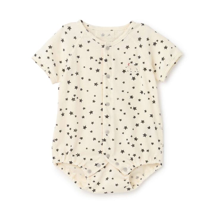 Organic Star Bodysuit [Made in Japan],, medium