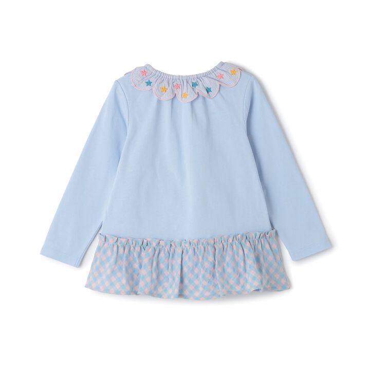 My Melody/Cinnamoroll/Kuromi Small Shoulder Bag Long-Sleeve T-Shirt,Blue, medium image number 1