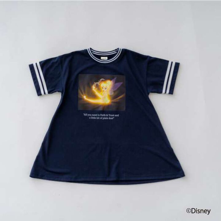 [Disney] Peter Pan Line One-Piece Dress,Navy, medium image number 0