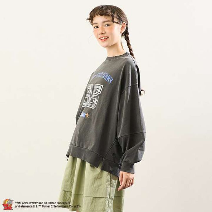[AMI] [TOM AND JERRY] Funny Art Pullover,Gray, medium image number 3