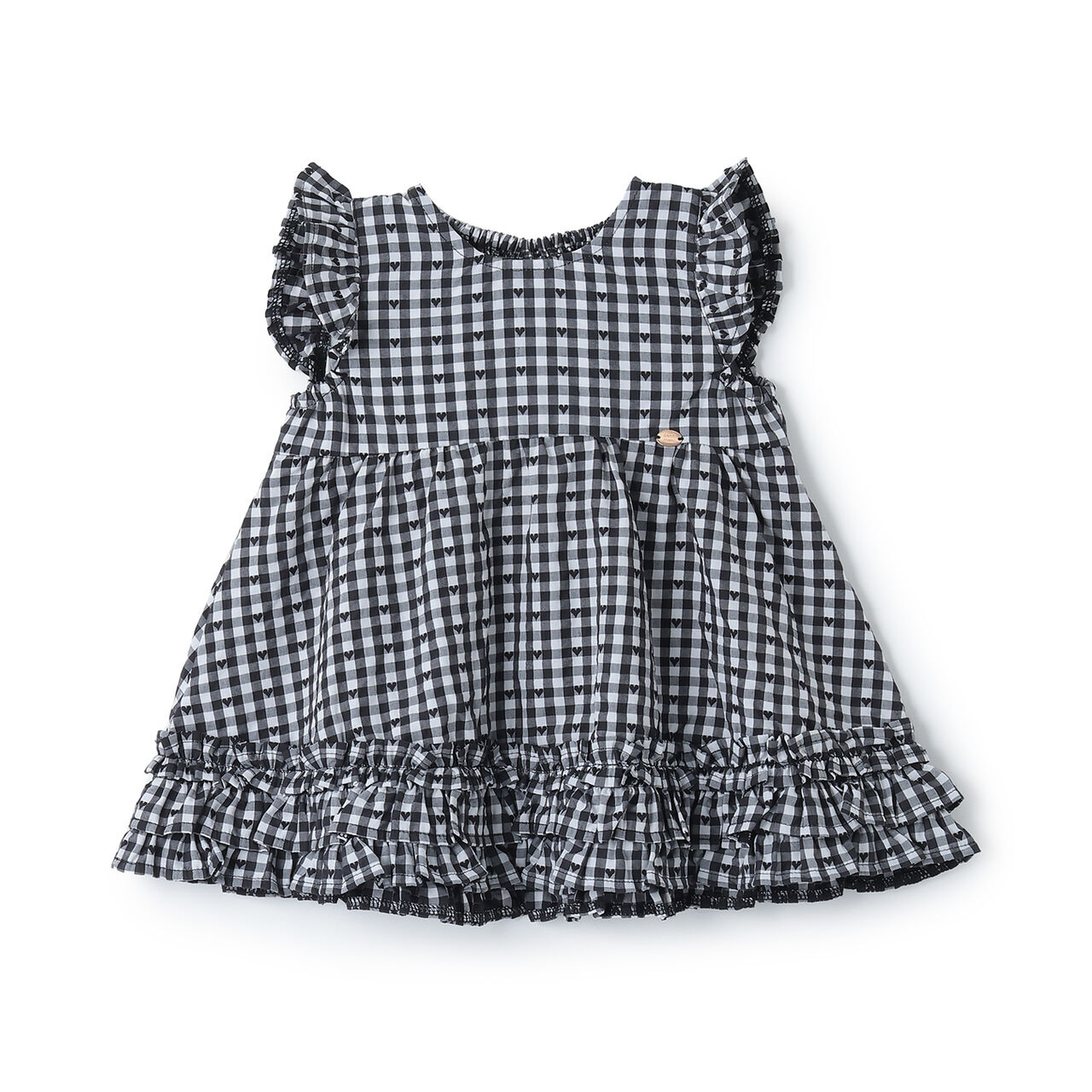 Heart Gingham Tunic,Red, large image number 4