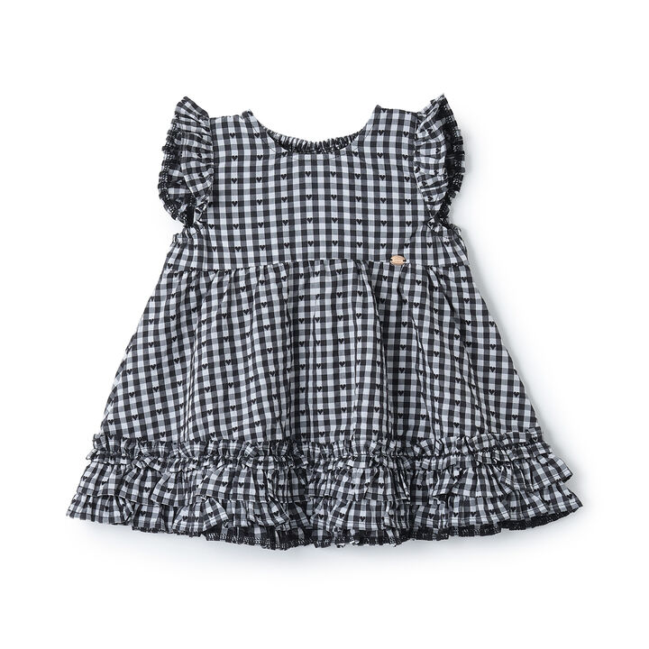 Heart Gingham Tunic,Red, medium image number 4