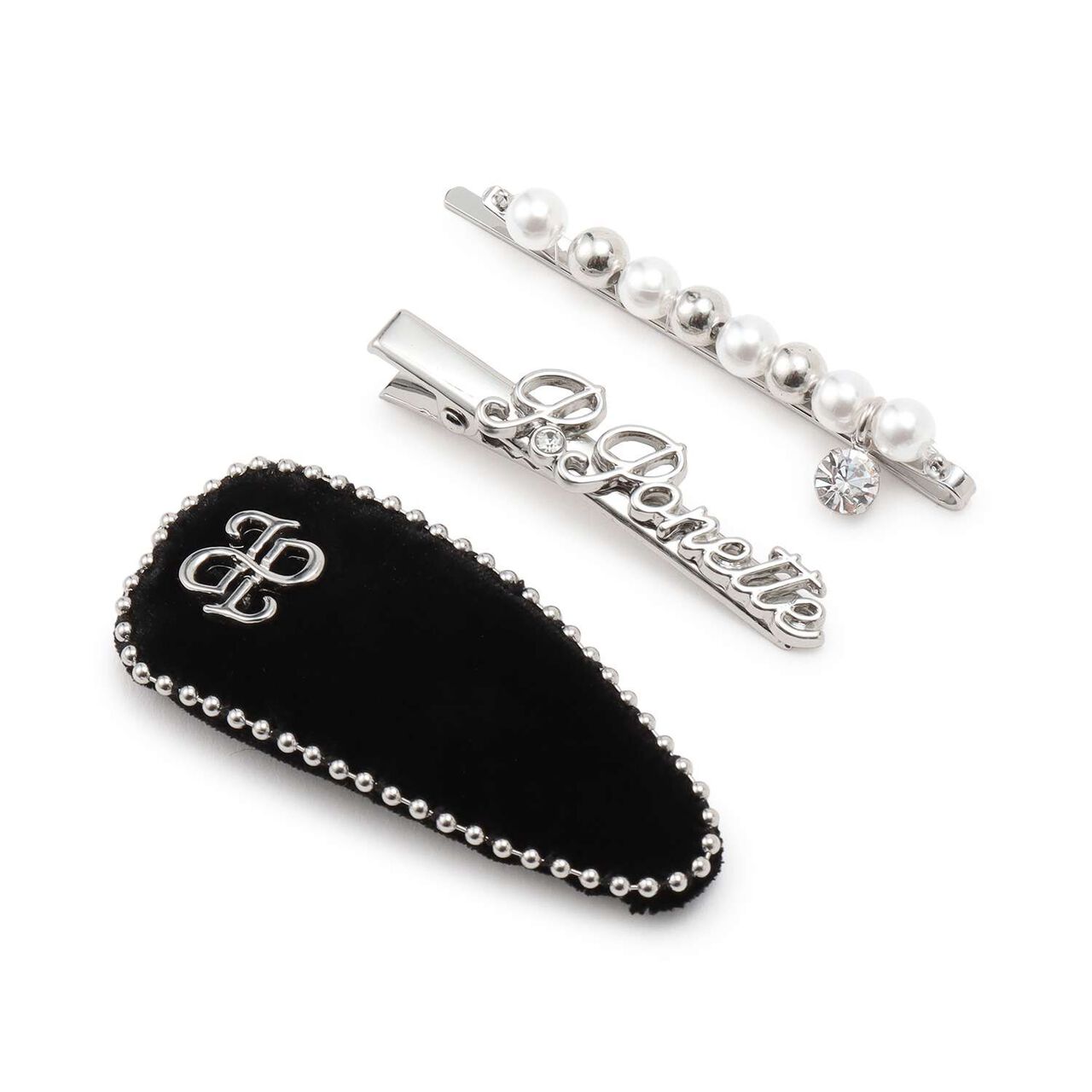 Assorted Hairpin Set,Black, large image number 0