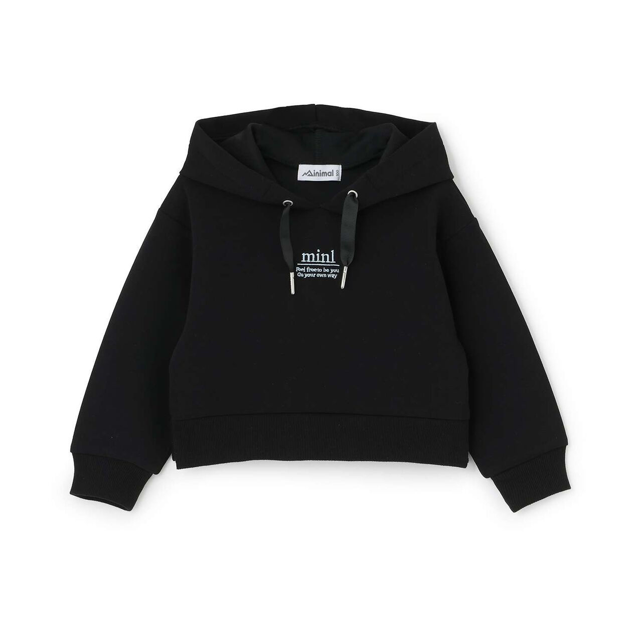 Anti-Stain Puffed Sweatshirt Hoodie / Cardboard,Sax blue, large image number 20