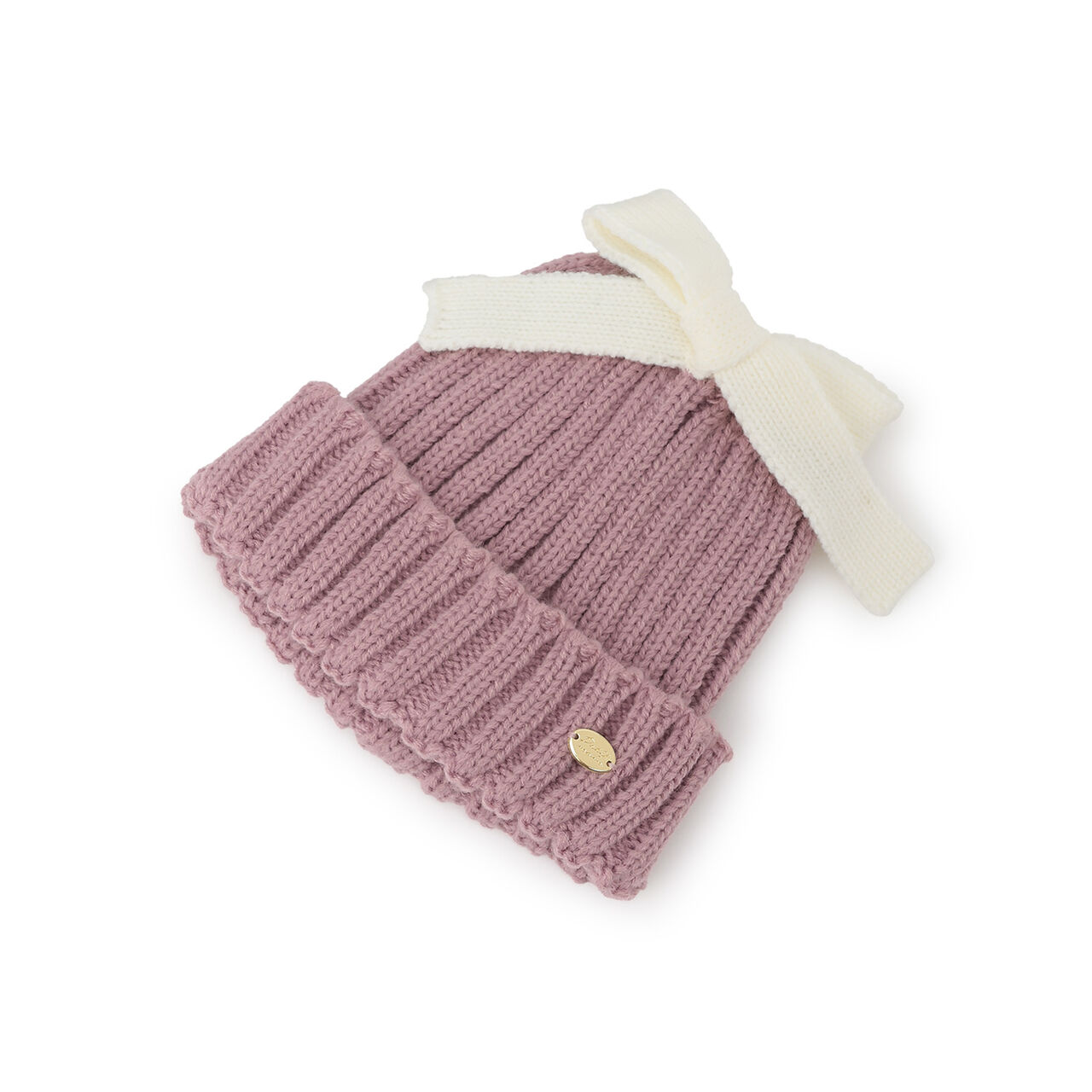 Ribbon Beanie,Pink, large image number 0