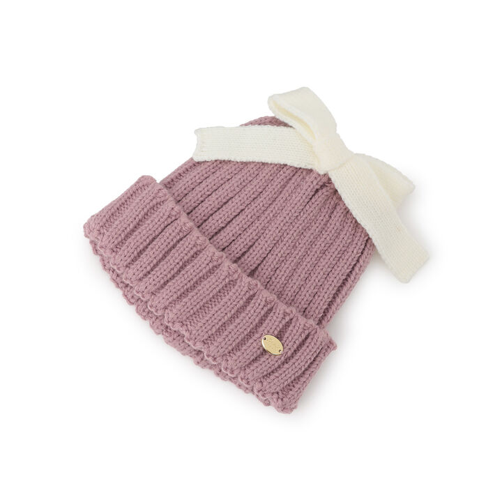 Ribbon Beanie,Pink, medium image number 0