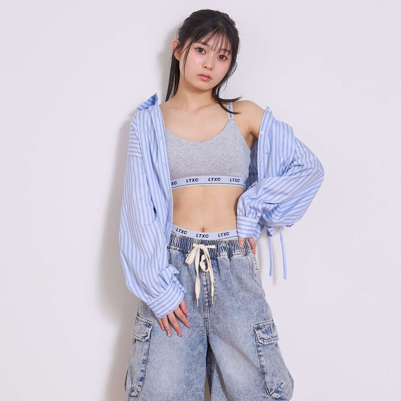 [LTXC] Logo String 2 Way Half Top,Off white, large image number 8