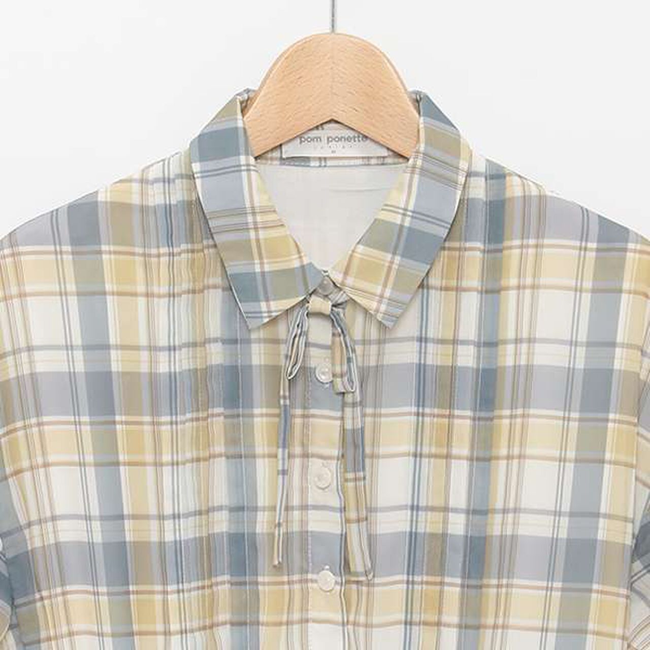 Collared Pleated One-Piece Dress,Black, large image number 9