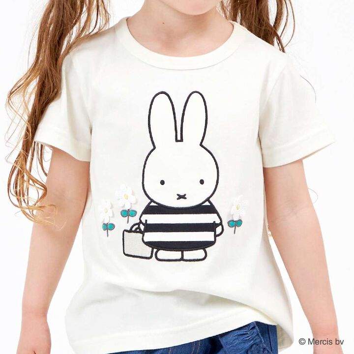 Miffy Collaboration Short-Sleeve T-Shirt (100-130),Off white, medium image number 13