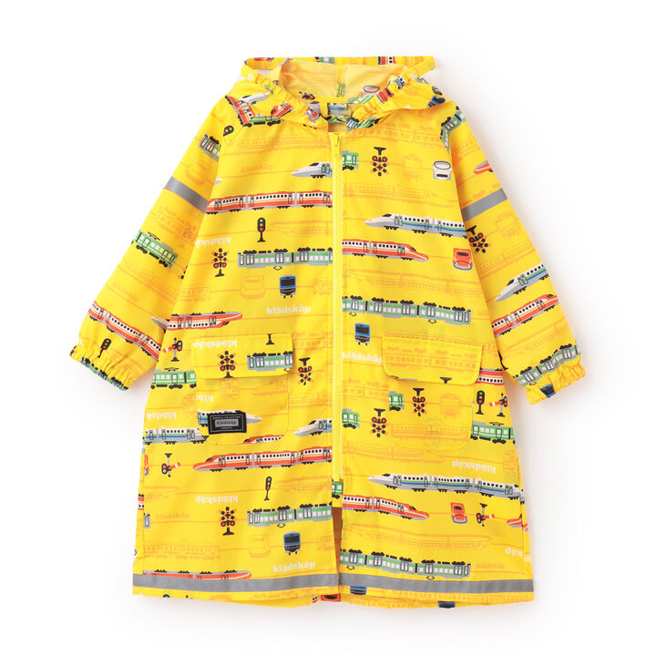 All-Over Pattern Raincoat,Yellow, medium image number 14