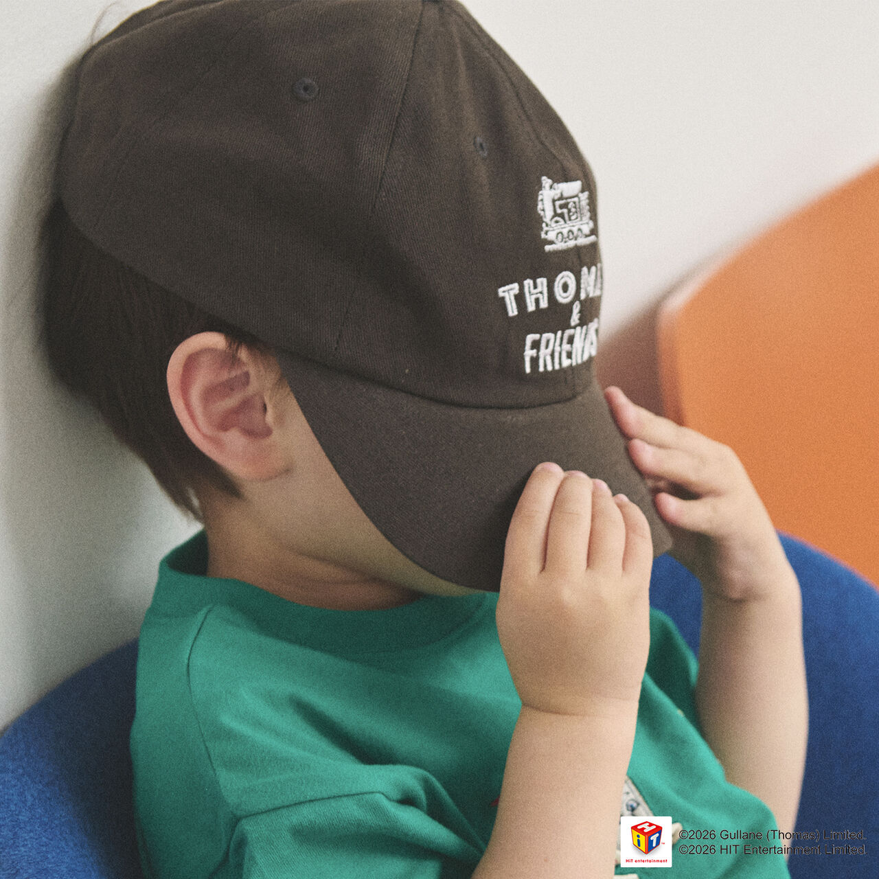 [Thomas the Tank Engine] Embroidered Cap,Green, large image number 2