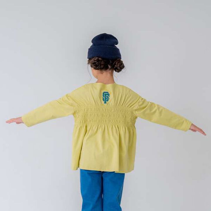 [Link] Team Logo Shirring Long Sleeve T-Shirt,Off white, medium image number 18