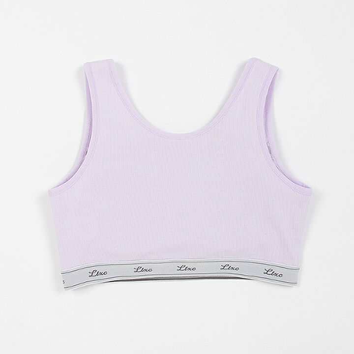 [LTXC] Ribbed Half Top,White, medium image number 1