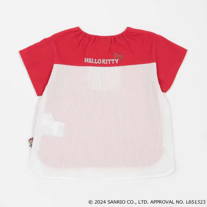 Sanrio Characters Motif T-Shirt (Kids),Light pink, medium image number 1