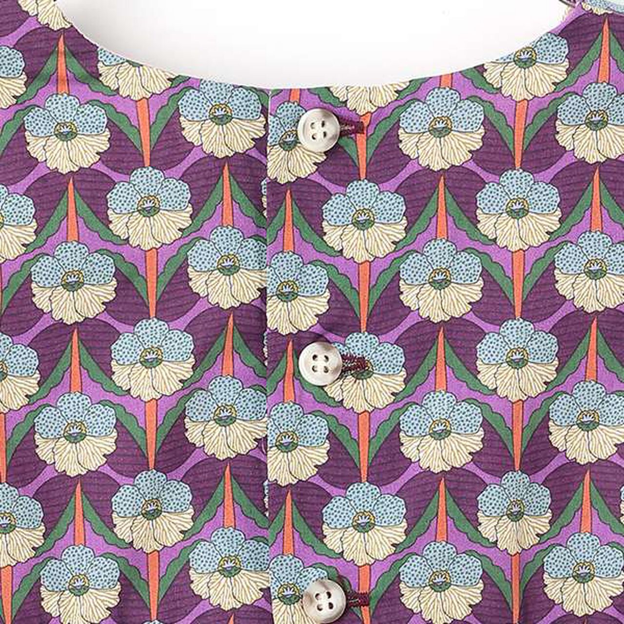 Chevron Jumper Skirt,Blue, large image number 6