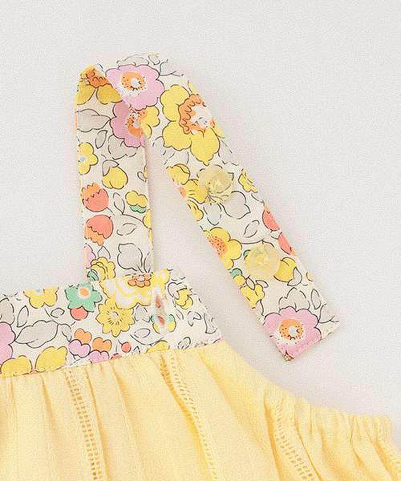 Liberty Yoke Tiered One-Piece Dress,Pink, large image number 5