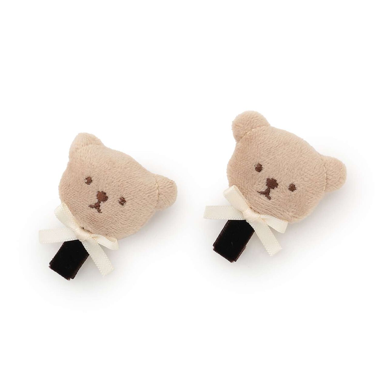 pupu tete Hair Clip 2-Pack,Mocha tea, large image number 0