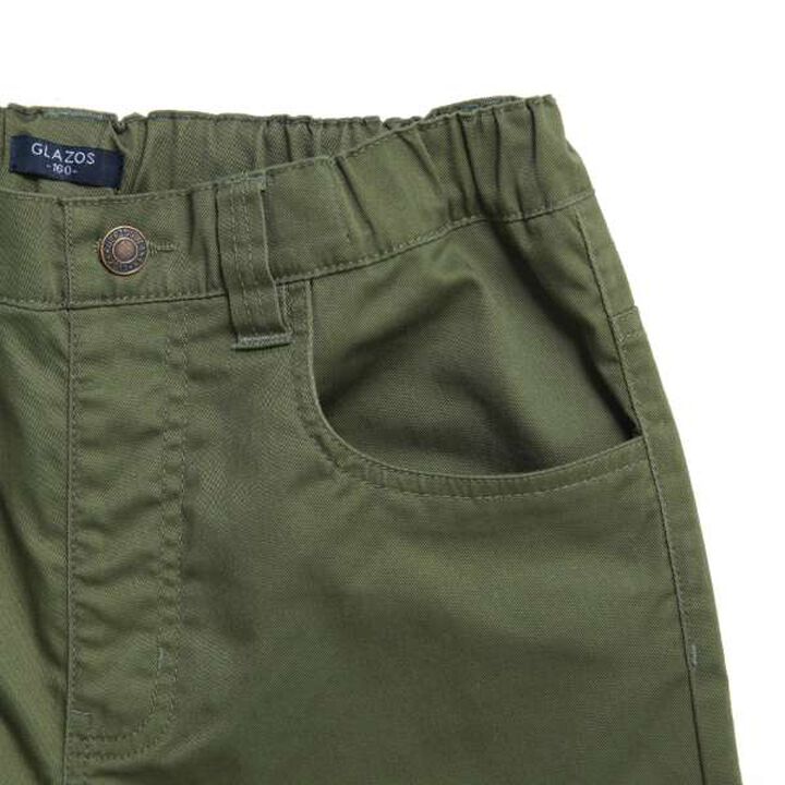 Stretch Twill Baggy Pants,Khaki, medium image number 13