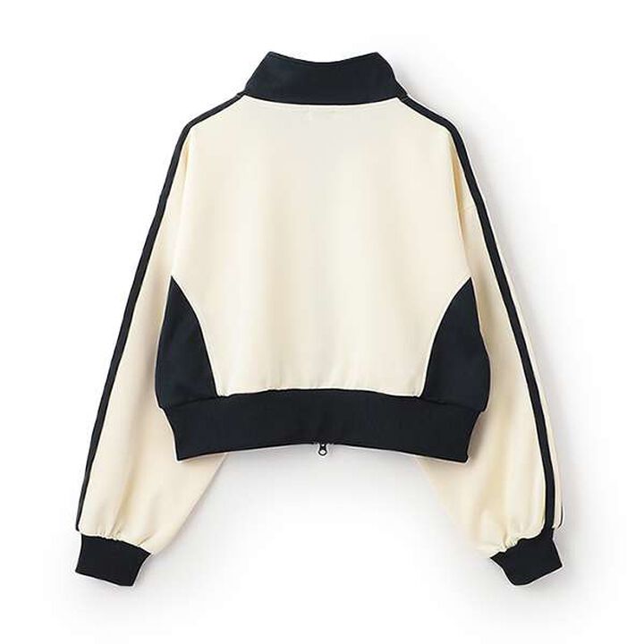 [LTXC] Cropped Track Jacket,Off white, medium image number 5