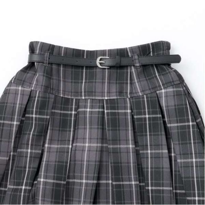Pleated Skirt with Belt (Includes Shorts),Black, medium image number 13