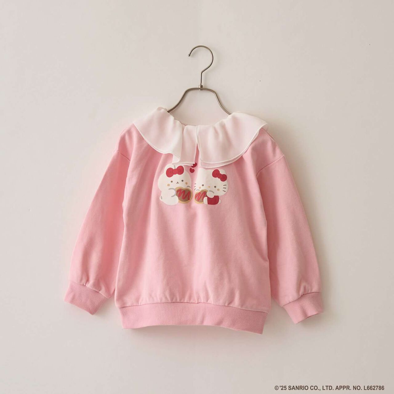 [Studio Hanul x Sanrio Characters] Assorted Collared Sweatshirt,Sax blue, large image number 2