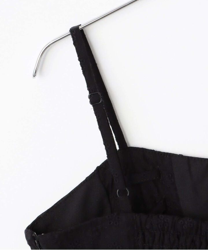 Lace-up Camisole Dress [Korean Fashion],Black, medium image number 11