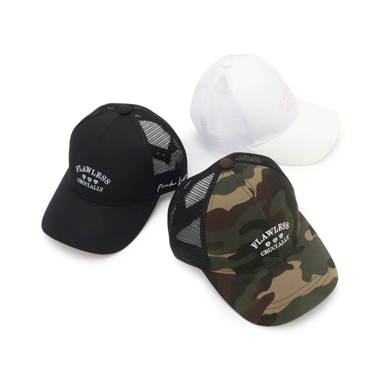 Girly College Logo Mesh Cap,Khaki, large image number 8