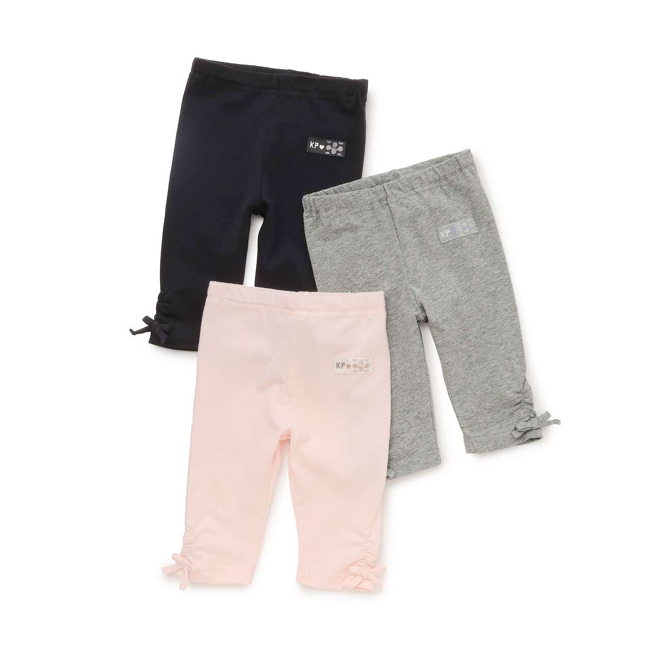 Bare Jersey 6-Length Spats,Black, large image number 5