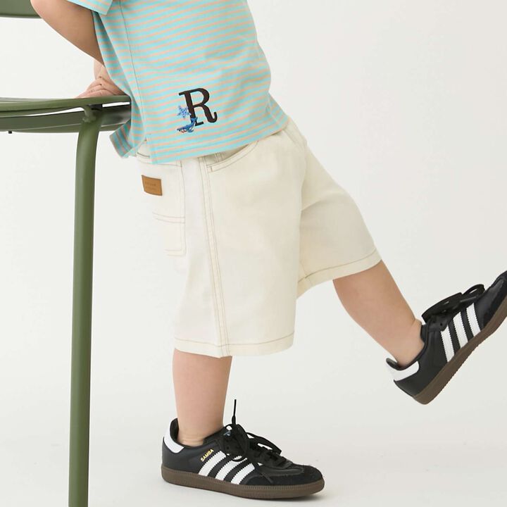 Painter Half Pants,Pearl white, medium image number 1