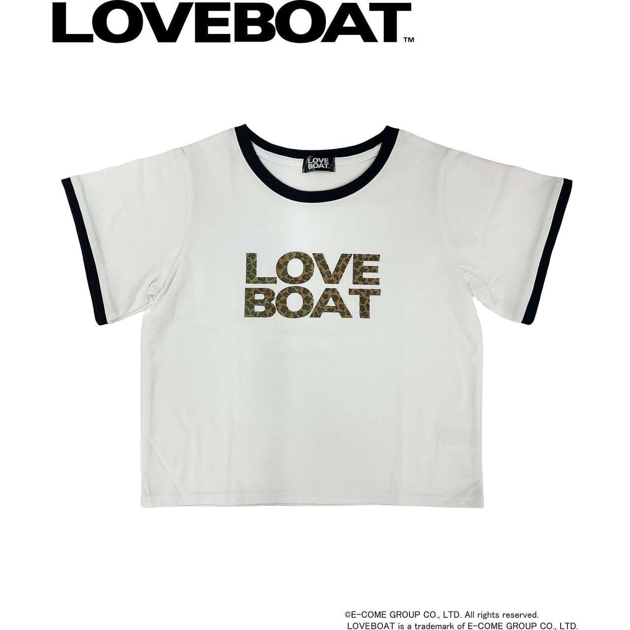 [Parent-Child Matching] LOVEBOAT Ringer T-Shirt (Women's),Sax blue, large image number 3